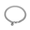 Jbans Classic Rounded Surgical Chain Slim Couple Bracelet (C1702-Ac368Sv)