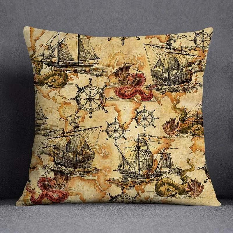 Sea World Collection Home Office Decorative Pillowcase Square Pillowcase