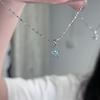 Blue Star Necklace, Light Luxury, Super Immortal Pentagram Collarbone Chain, Korean Version, New Popular Necklace