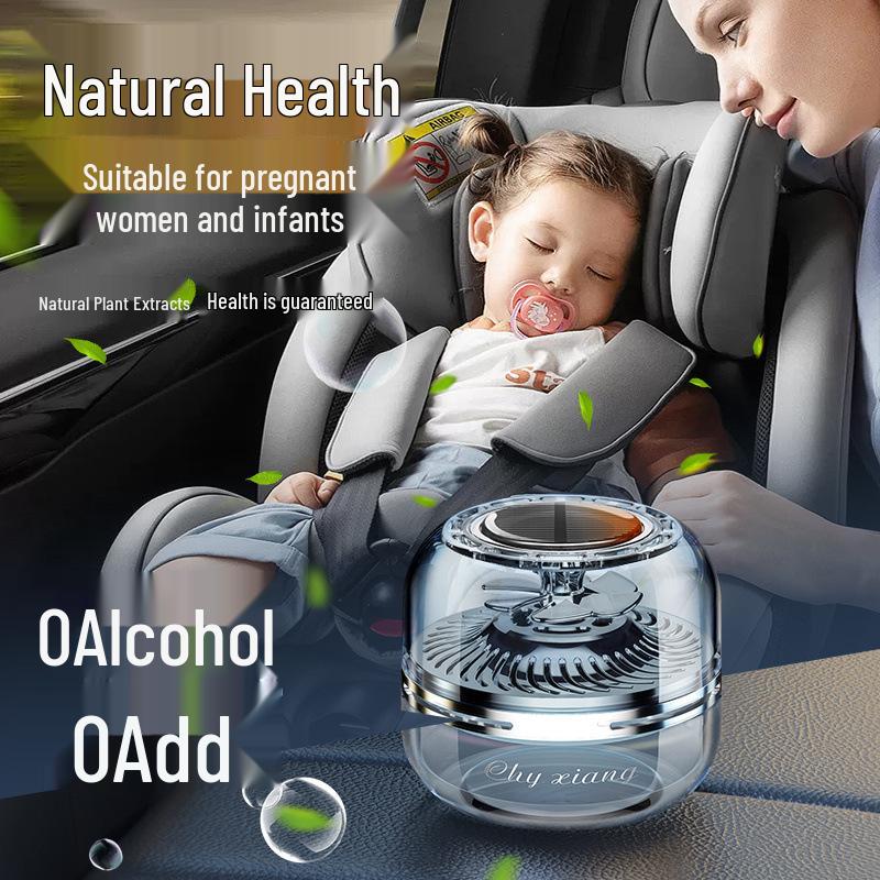 2025 Solar Car Aromatherapy Perfume - Elegant Men's Car Interior Ornament with Subtle Fragrance