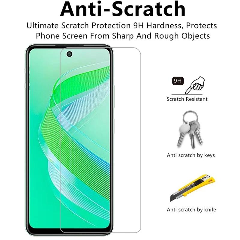 For Infinix Smart 10 9 8 Pro 7 6 Hot 60i 50i 40i 11s NFC 30i 40 10i 9 10 Play Note 50 40 12 G96 30 Tenco Spark 6 Clear Tempered Glass Screen Protector