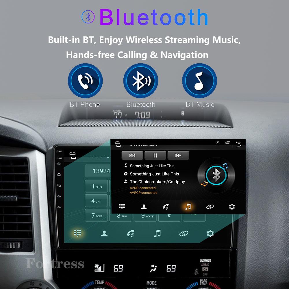 2Din Android Autoradio GPS for Toyota Tundra XK50 2007-2013 Sequoia XK60 2008-2017 Car Radio Multimedia Video Player Navi Stereo