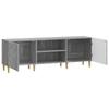 TV Stand 150 x 31 x 50 cm Grey Sonoma Particleboard