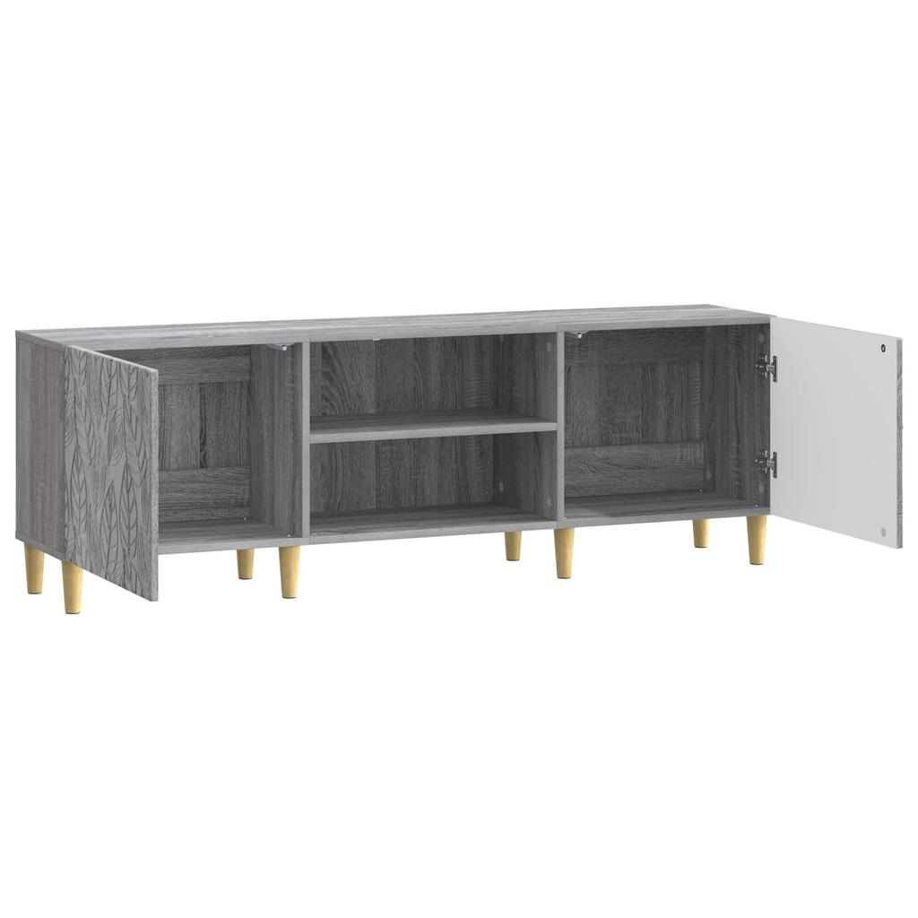 TV Stand 150 x 31 x 50 cm Grey Sonoma Particleboard