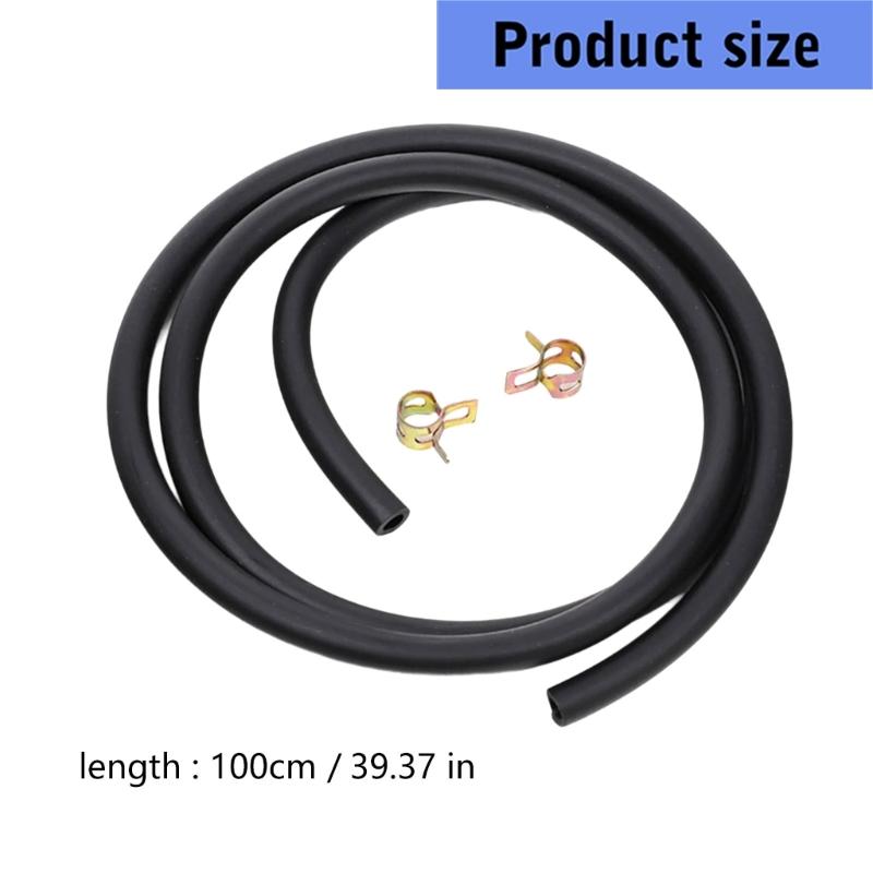 Premium PVC Motorcycle Fuel Tube 100cm Flexible Design Weatherproof Hose for Multiple Bikes Flexible Hose