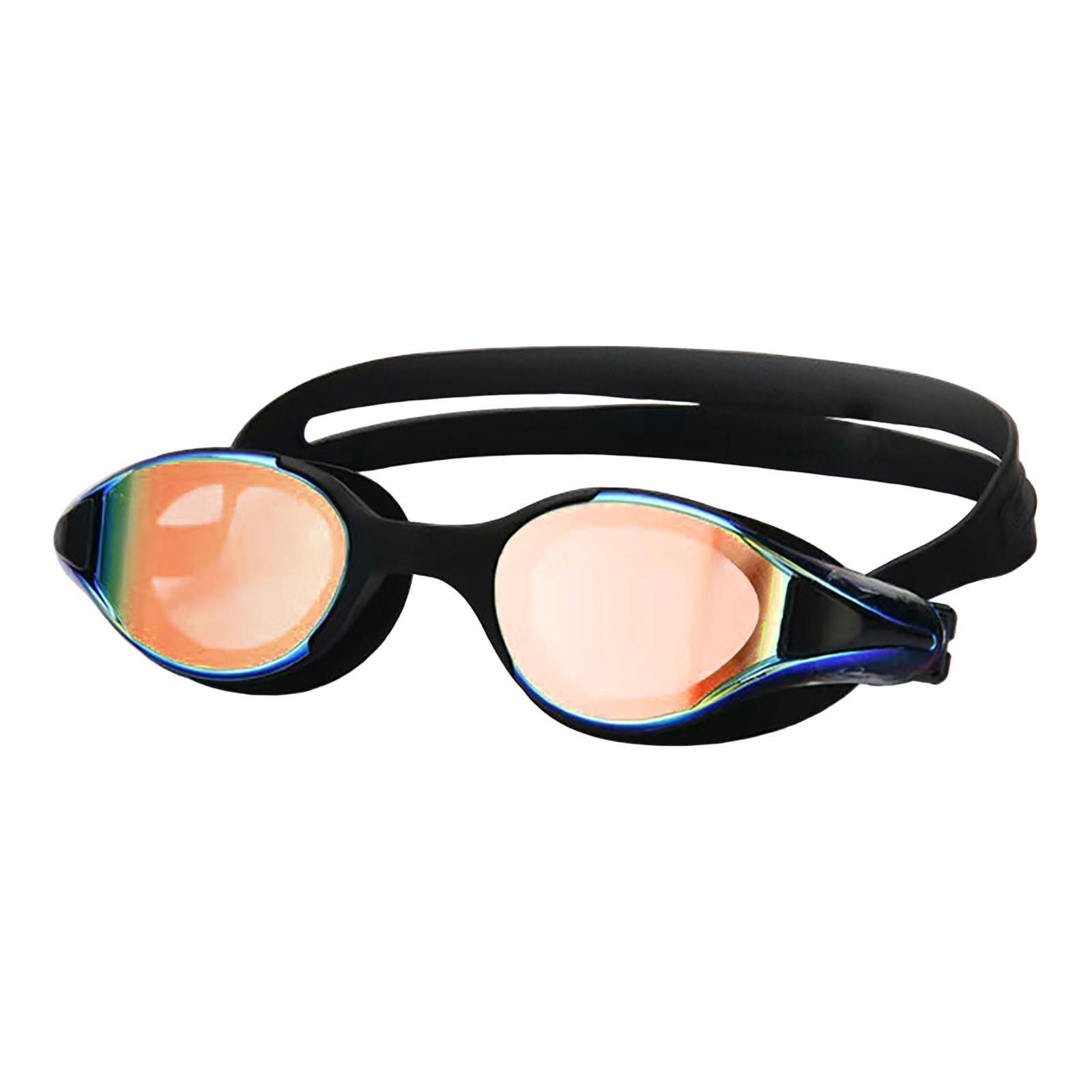 

Очки для плавания Водонепроницаемые и противотуманные HighDefinition Средняя оправа для мужчин и женщин L Гальванизированные очки для плавания Гоночные очки для плавания