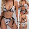 Fashion Womens Print Sexy Bikini Push-Up Pad Swimwear Swimsuit Beachwear Set