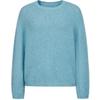 Jiuzi Annacole Women's 100% Wool Drop-Shoulder Knit Sweater