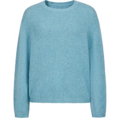 Jiuzi Annacole Women's 100% Wool Drop-Shoulder Knit Sweater
