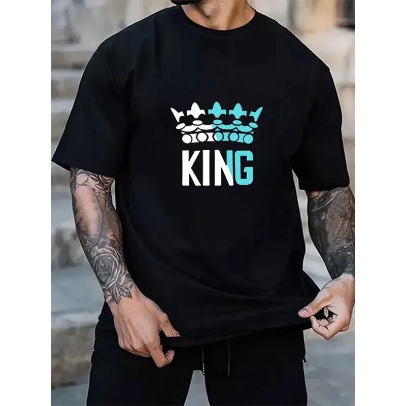 Men's Print T-shirt High Quality Pure Cotton Men's Top Trend Brand Casual Sports T-Shirt for Men Oversized Men T-shirt Clothing