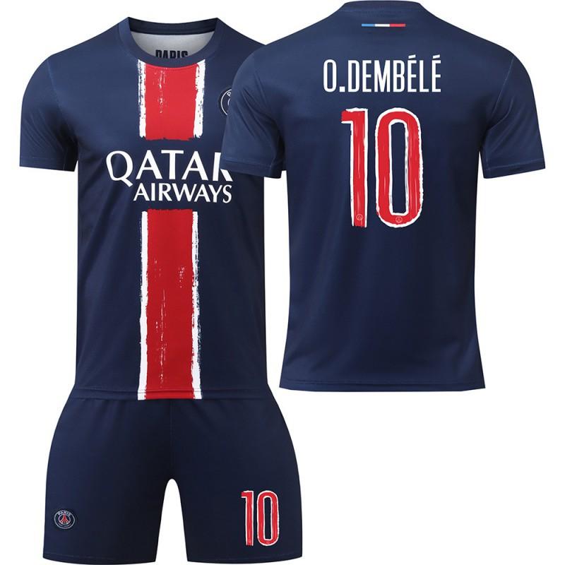 2425 Paris Champions League Nr. 7 Kewara 10 Dembele Fußballtrikot 2 Hakimi Meisterschaftsedition
