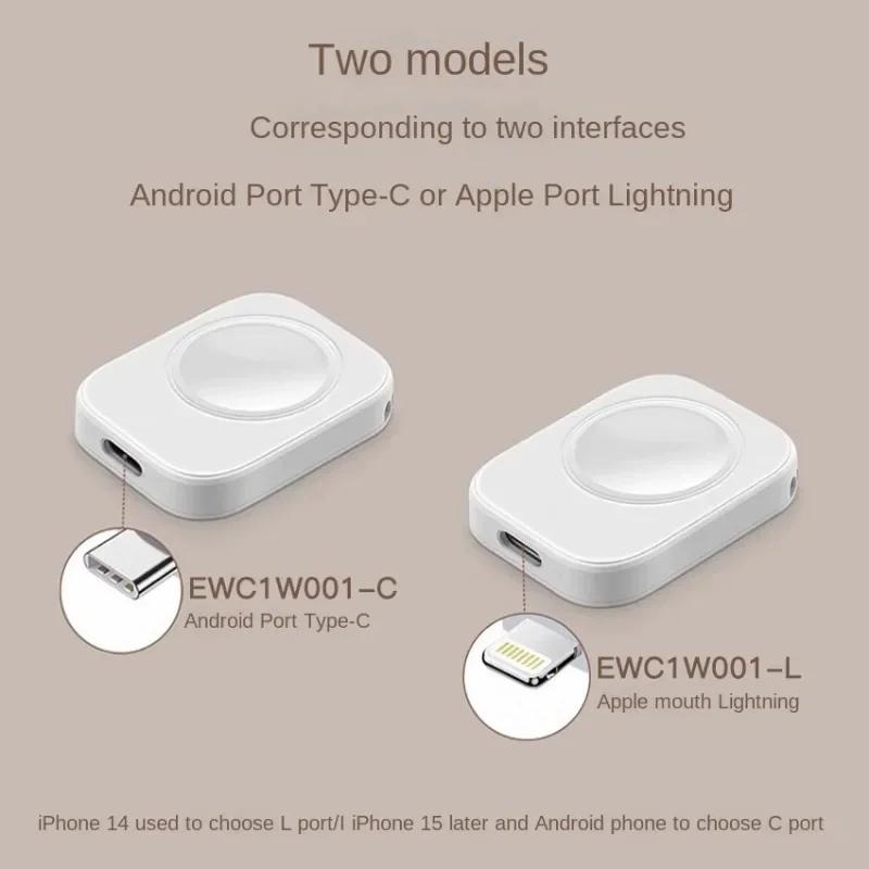 Wristwatch. Mobile Phone Magnetic Wireless Charger Fast charging cable for iwatch Series 9 8 7 6 3 5 4 2