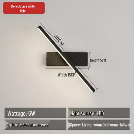 

Вращающийся настенный светильник: Современное, креативное освещение для спальни, гостиной или кабинета