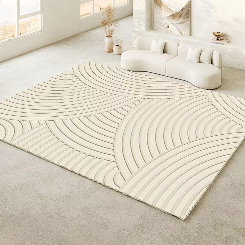 Simple Light Luxury Carpet Home Decorate Living Room Bedroom bedside Rugs Balcony non-slip customizable study Floor Mat washable
