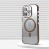 Luxury Transparent Magnetic Bumper Case For iPhone 17 Air 16 Pro Max 15 14 13 12 For Magsafe Wireless Charg Non-Slip Clear Cover