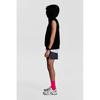 H M Sleeveless Sports Hoodie Loose Fit dryMove Black dopaMine rusH