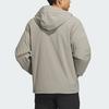 Adidas BUSINESS CASUAL Parka Fleece Solid Color Logo Label Thickened And Fleece Lined Athleisure Hooded Jacket Coat IZ1591