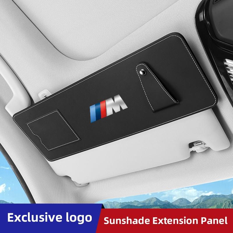 For BMW  LCV62026New Napa Leather Car Sunshade  Holder Valve Cap Decoration For BMW X1 X2 X3 X5 X4 X6 X7 iX3 F20 F10 F07 E70 E46 E90 E92 E60
