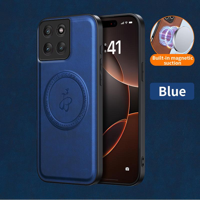 

Чохол з ПУ шкіри з магнітною бездротовою зарядкою для Motorola Edge 60 Pro Moto Edge 60 Neo Fusion Захисна накладка Твердий чохол Coque Motorola Edge 60 Fusion