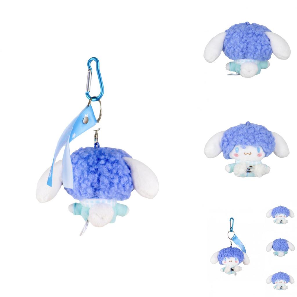 Cute Japanese Style Cartoon Plush Toy Keychain Soft Cinnamoroll Bag Accessory