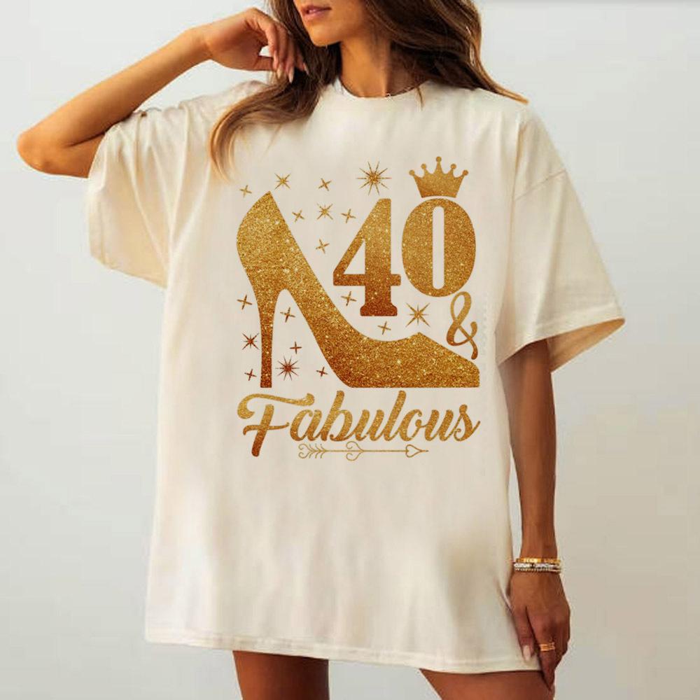

40 Fabulous Crown t shirt Women Vintage Women University Graphic anime tshirt Vintage streetwear Digital Pop Culture harajuku S