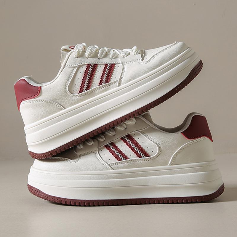 Women Platform Sneakers Simple Design Shoes Lace Up Casual Comfortable Shoes Versatile Female Outdoor High Quality Sneaker 35-40