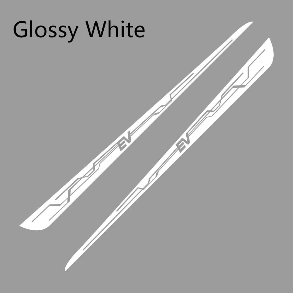 2PCS Car Door Side Stickers For Chevrolet Spark EV Tuning Auto Accessories Vinyl Film Decals Automobile Sports Styling Graphics