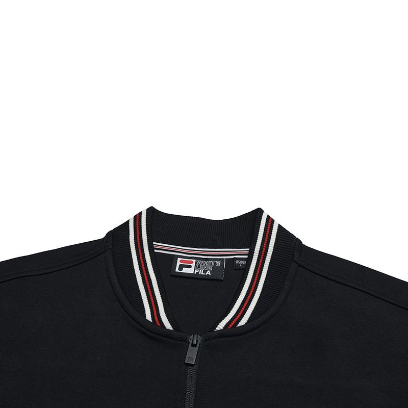 Fila Heritage Fashion Versatile Classic Design Simple Comfortable Soft Casual Sports Jacket Men Jacket Legendary-Blue F11M618505FNV