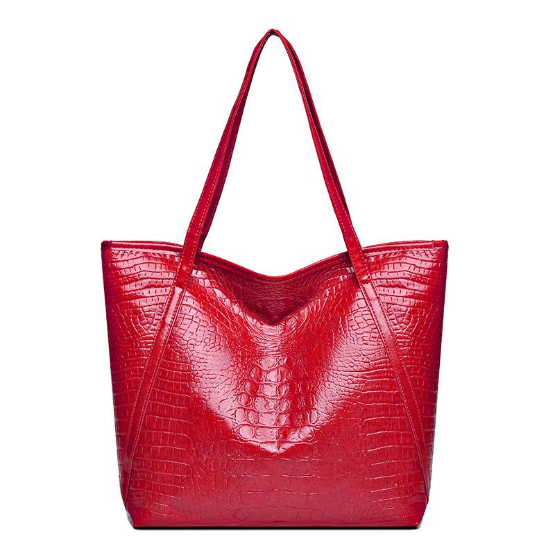 Damen Tragetasche Modische Weiche Vielseitige Schultertasche Großes Fassungsvermögen Handheld Damen Tasche