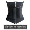 Double Layer Golden Zipper Velcro Waist Trainer Abdomen Shaping Waist Support Girdle
