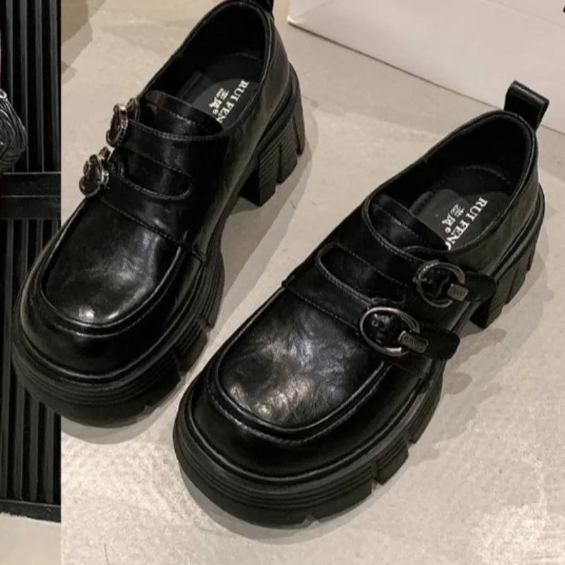 2025 Brand Ladies Shoes Buckle Strap Women's High Heels Metal Decoration Office and Career New Best Seller Heels Women