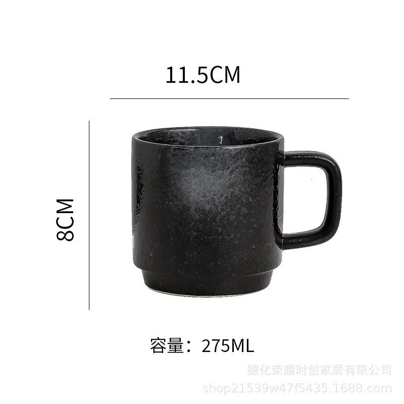 Minimalist Ceramic Mug With Lid Office Student Couple Gift 450ml Porcelain Coffee Cup European Style