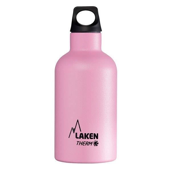 Bouteille isotherme - laken - futura - acier inoxydable 18/8 - 350 ml - rose