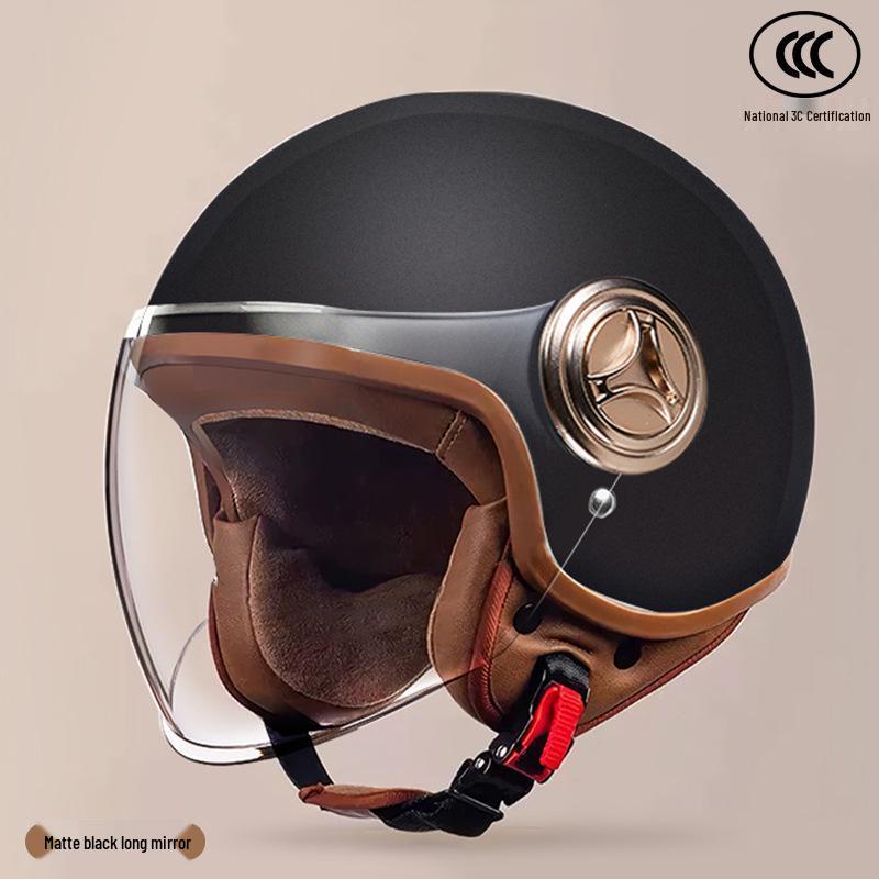 

All-Season Enhanced Electric Vehicle Helmet - Women s Full-Face High-Definition Motorcycle Protection One Size