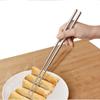 304 Stainless Steel Long Chopsticks Fried Chopsticks Kitchen Household Hot Pot Chopsticks Heat-resistant 36cm Long Chopsticks