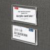 Transparent Acrylic Magnetic Label Holder