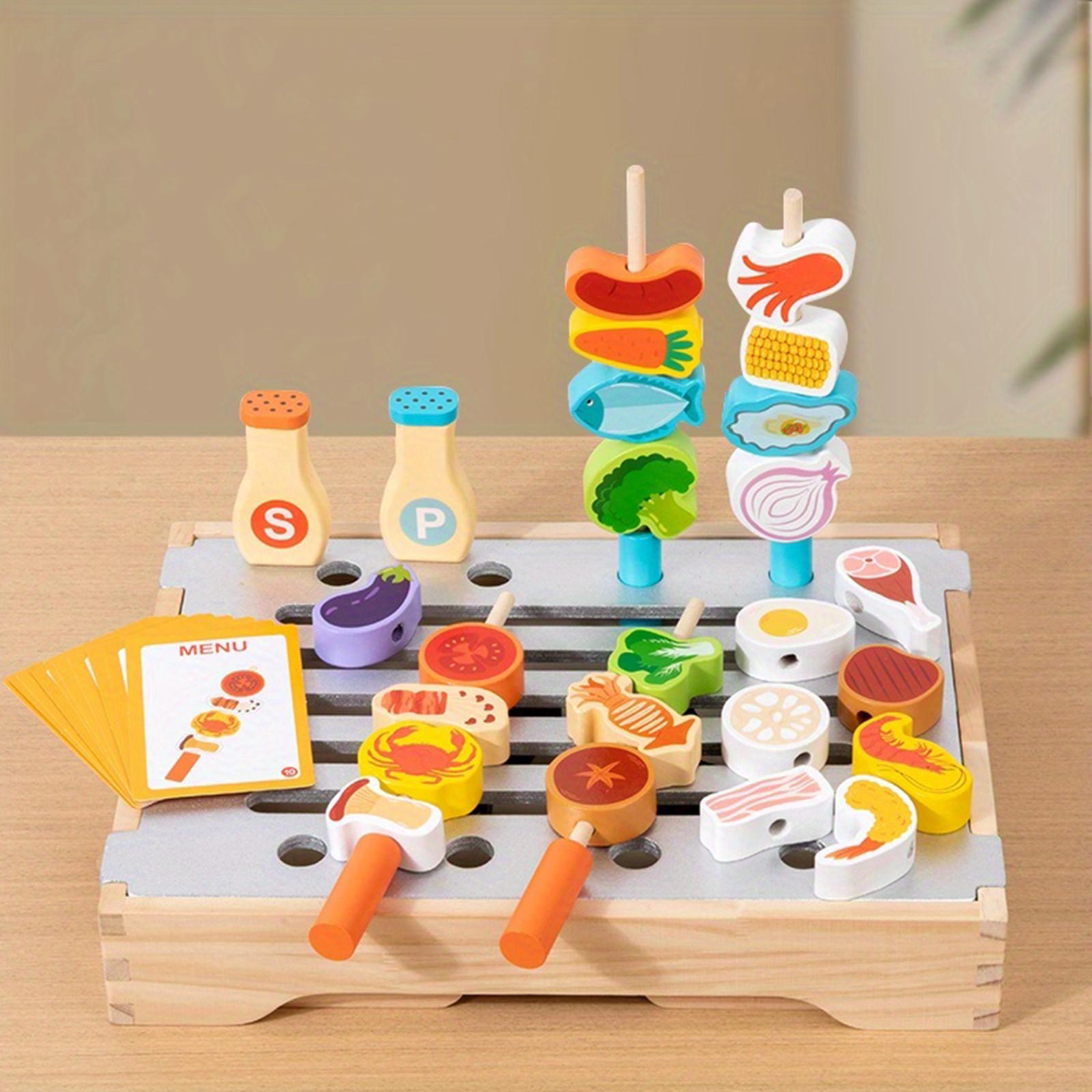

Multi Functional Simulation Kitchen, Parent Child Interactive Play House Educational Toys, Wooden Educational Toys One Size