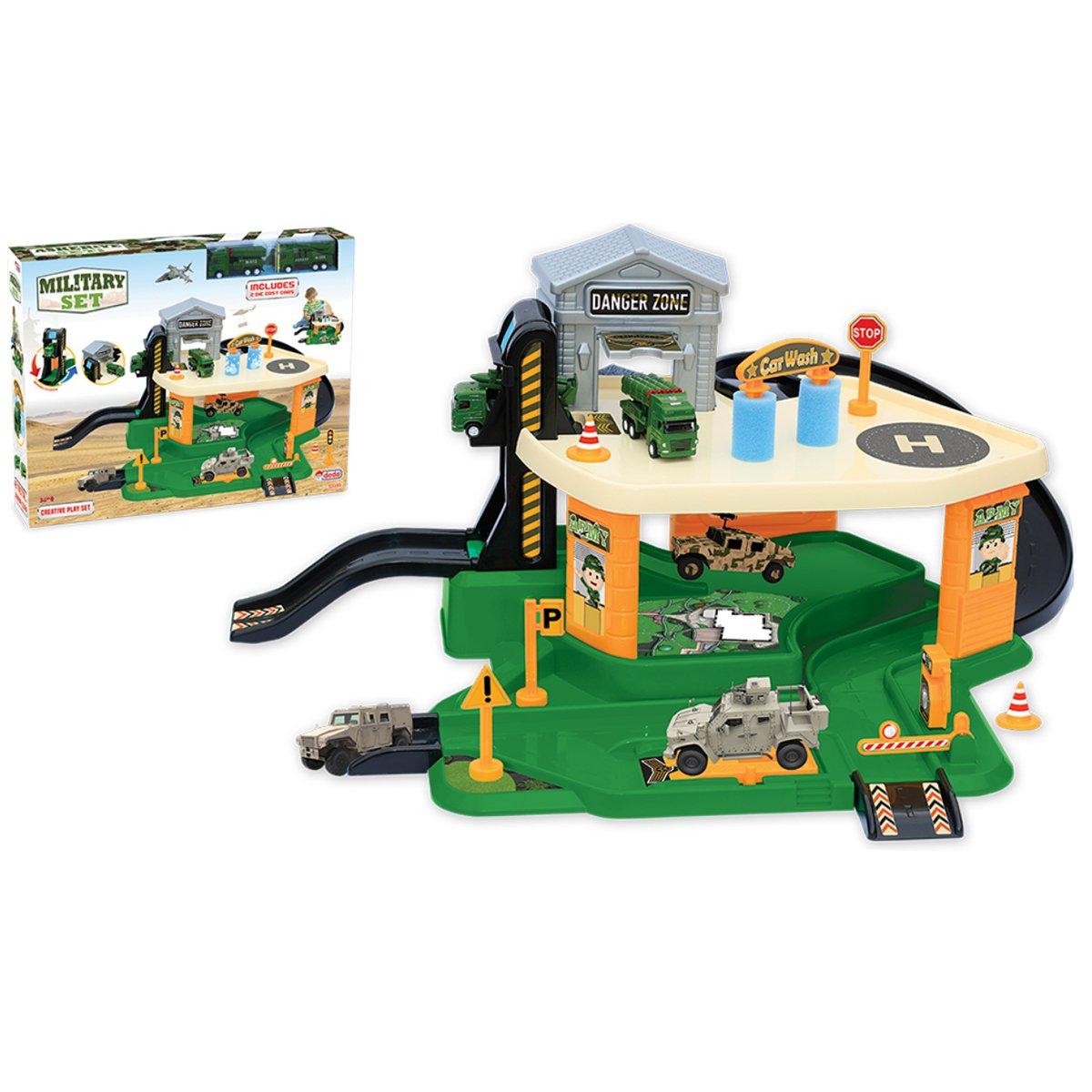 

03340 Деде, Военный гаражный набор