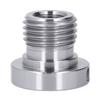 Holzbearbeitungs-Drehbank-Spindelkopf-Spindeladapter Edelstahl 8TPI Außengewinde 33mmx8TPI Innengewinde 20mmx8TPI Drehbank-Spindeladapter