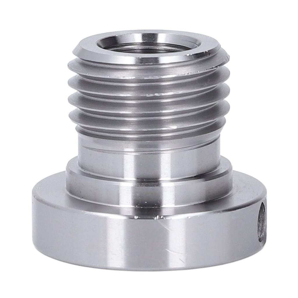 Holzbearbeitungs-Drehbank-Spindelkopf-Spindeladapter Edelstahl 8TPI Außengewinde 33mmx8TPI Innengewinde 20mmx8TPI Drehbank-Spindeladapter