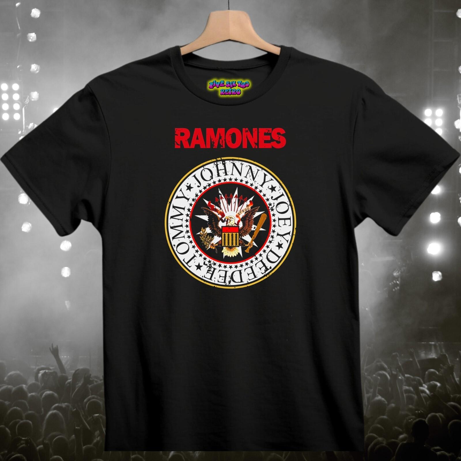 RAMONES Панк-рок Футболка Черная S-3XL XXXXL