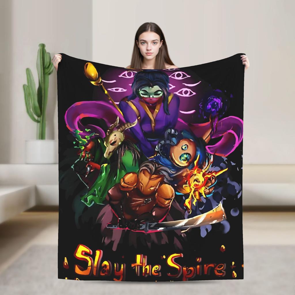 Slay the Spire 2 Games Warm Blanket  Girls Boys Plush Throw Blanket Comfortable Bedroom Flannel Bedspread Sofa Bed Cover