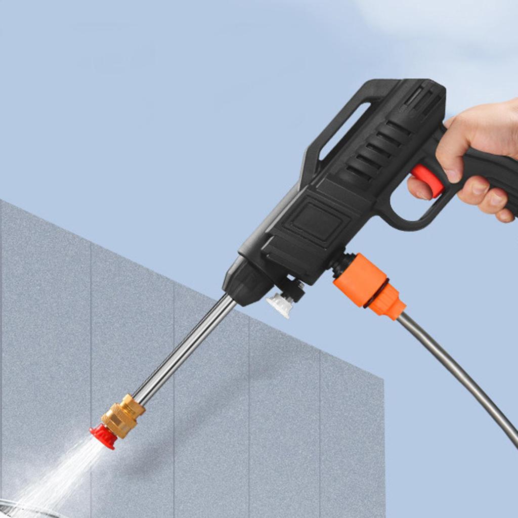 Portable Pressure Washer Cordless Vehicle Power Cleaner Rechargeable High Pressure Washer With 16.4 Ft Hose For Car Home Garden