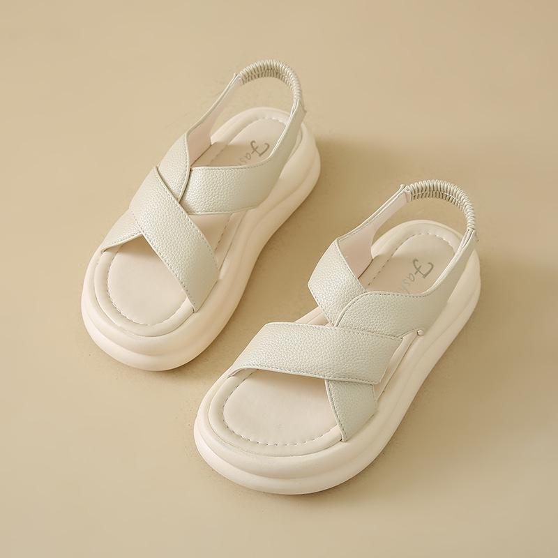 Internet celebrity platform sandals women wear 2025 summer new ins trendy fashion versatile and thin skirt muffin shoes