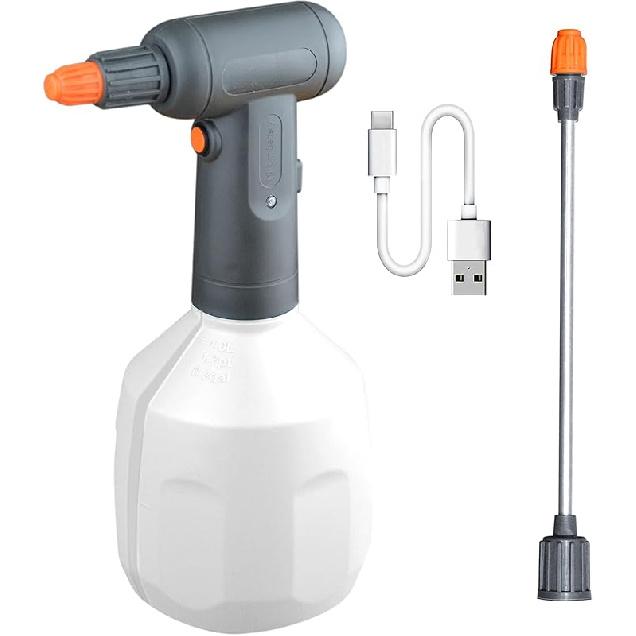 Electric Spray Bottle 1L/0.26 Gallon, Handheld Rechargeable Battery Powered Sprayer,Automatic Sprayer,Plant Mister For Plants In Lawn And Garden