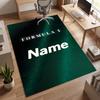 F1 (32) Personalisierter Name Büro Teppich Stilvolle Dekoration für Wohnzimmer Schlafzimmer Küche
