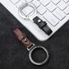 Personalized Anti Loss Key Pendant Leather Keychain Car Key Holder Portable Carabiner Waist Belt Buckle Durable Key Ring For Men