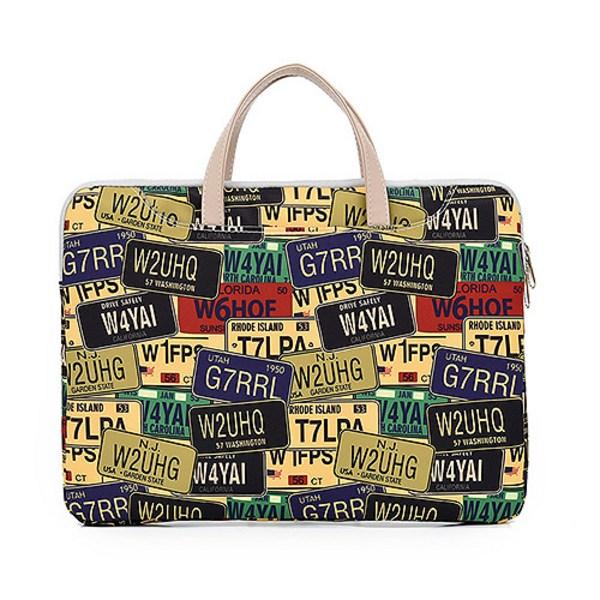 

Cute laptop pouch with a popping pattern, 02