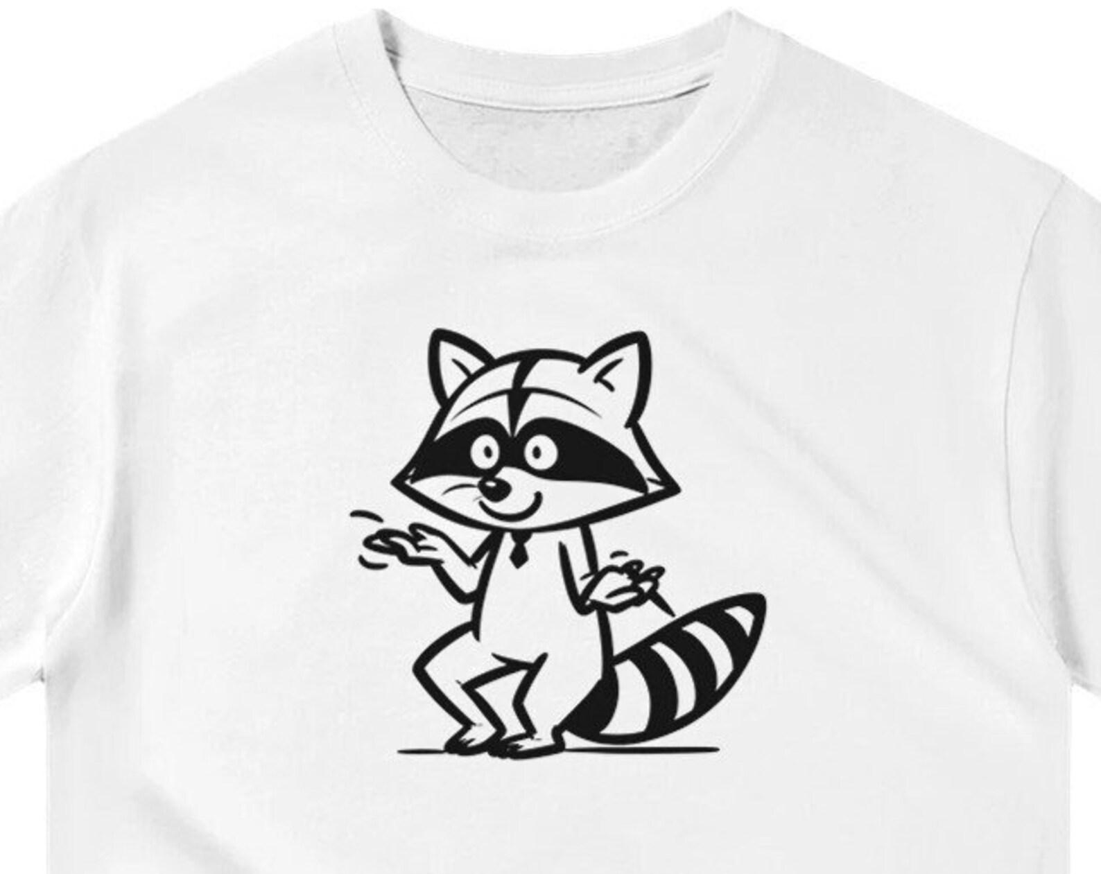Raccoon Antics Shirt ,Unisex, Animal Lover Shirt, Funny Animal T-shirt, Gifts For Him, Gifts for Her M