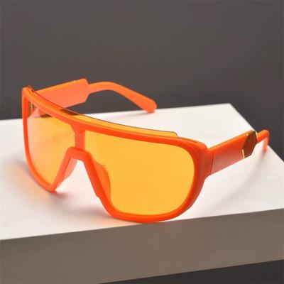 Y2K Oversized One Piece Sunglasses Unisex Luxury Brand Designer Vintage Punk UV400 Protection Sport Goggles